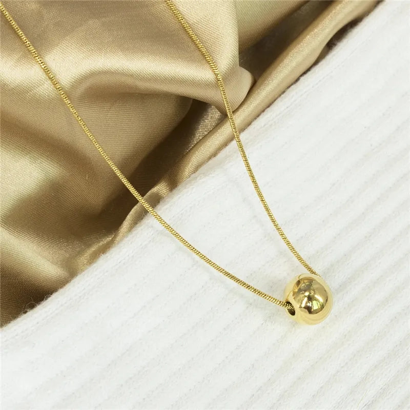 Golden Pearl Pendant Chain – YUGOSMILE